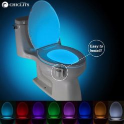 CHICLITS Tuvalet Gece Lambası LED Lamba Akıllı Banyo Tüm Ürünler Ev Aletleri 