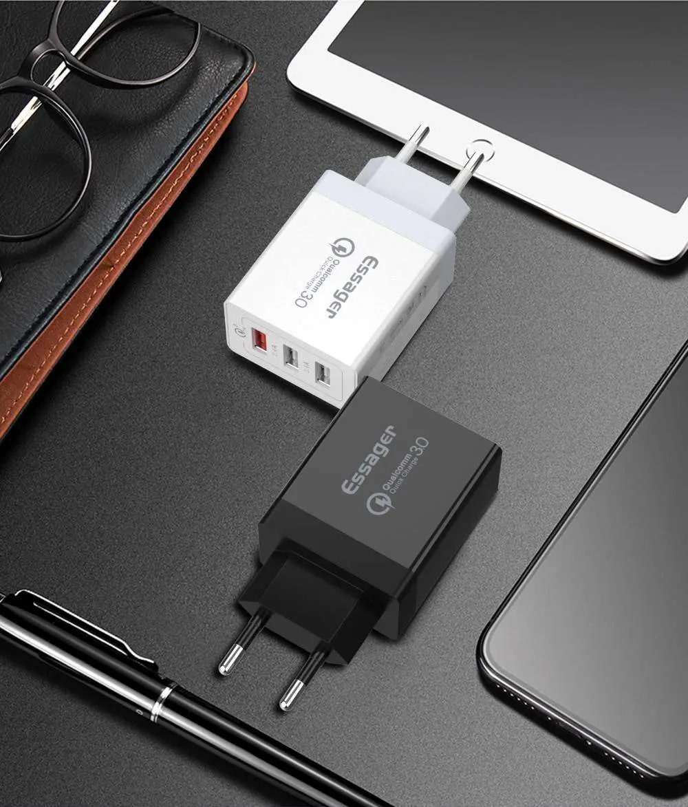 Essager Hızlı Şarj Aleti Usb Qualcomm 3.0 Turbo Hızlı Şarj Essager Hızlı Şarj Aleti Usb Qualcomm 3.0 Turbo Hızlı Şarj