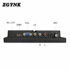 Zgynk 7 Inç Bnc Monitör Küçük Lcd Monitör 10 &Bull; Teknotiq 7 Inç Bnc Monitör Küçük Lcd Monitör/Hdmi Lcd Monitör Taşınabilir Lcd Monitör Bnc/Vga/Hdmi Iki Hoparlör Kapasitif Dokunmatik Tüketici Elektroniği
