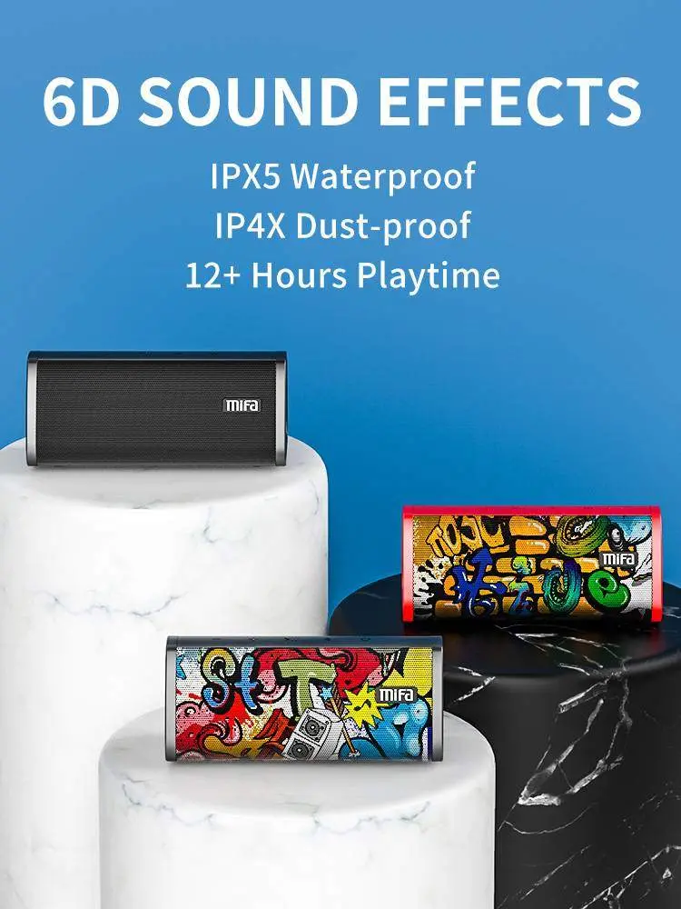 Mifa Taşınabilir Bluetooth Hoparlör Mifa Taşınabilir Bluetooth Hoparlör