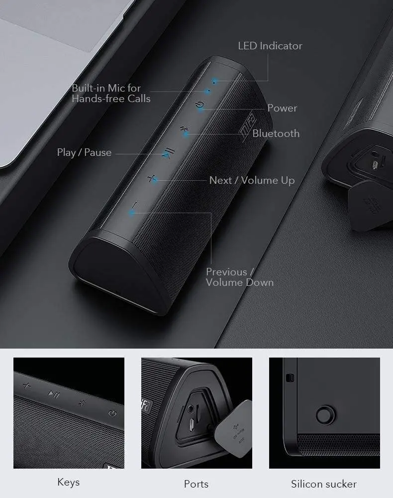 Mifa Taşınabilir Bluetooth Hoparlör Mifa Taşınabilir Bluetooth Hoparlör