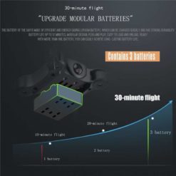Mini Drone Ile/Olmadan Hd Kamera Yüksek Tutma Modu Rc Dört Pervaneli Helikopter Rtf Wifi Fpvquadcopter Beni Rc Helikopter Quadrocopter Çocuk Drone Tüketici Elektroniği 