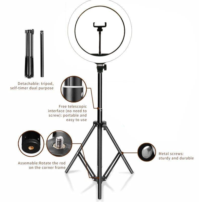 Video Işıkları Kısılabilir Işık Selfie Led Halka Işık Usb Halka Lamba Tripod Standı Jant Işık Yapmak Için Tiktok Youtube Halka Video Işıkları Kısılabilir Işık Selfie Led Halka Işık Usb Halka Lamba Tripod Standı Jant Işık Yapmak Için Tiktok Youtube Halka