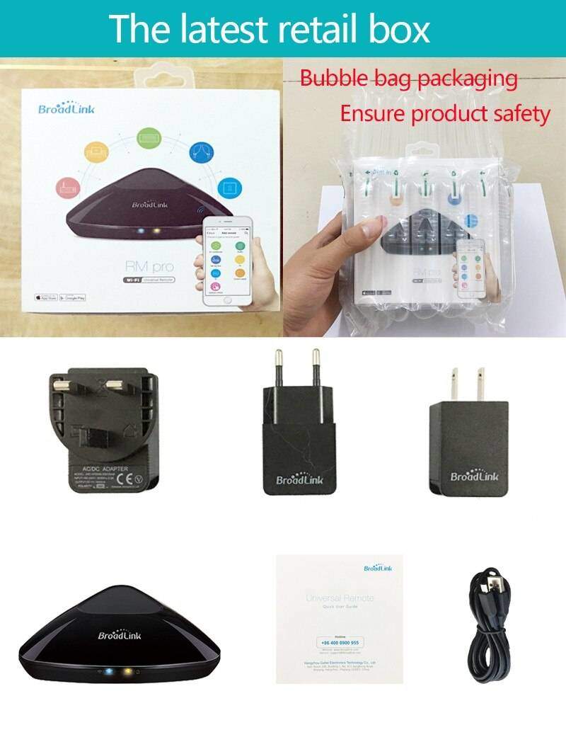 Broadlink Akıllı Ev Otomasyon Cihazı Yeni Rm Pro + Rm33 Broadlink Akıllı Ev Otomasyon Cihazı Yeni Rm Pro + Rm33