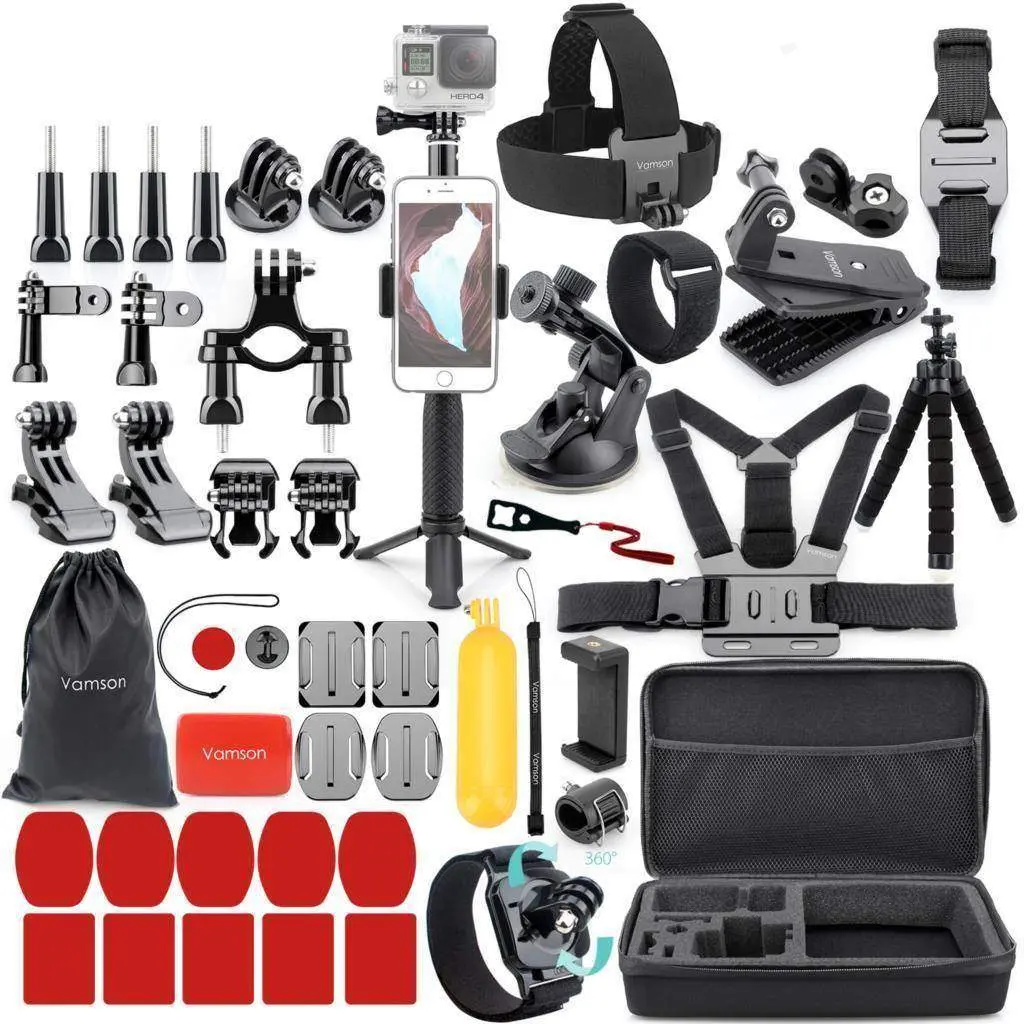 VAMSON Aksiyon Kamera Aksesuarları Tüm Ürünler GoPro Özel Tüketici Elektroniği Kamera & Fotoğraf Aksiyon Kamera Aksesuarları