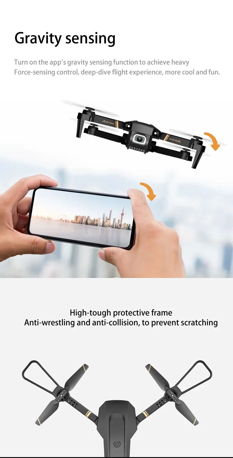 V4 Rc Drone 4K Hd Geniş Açı Kamera 1080P Wifi Fpv Drone Çift Kamera Quadcopter Gerçek Zamanlı Şanzıman Helikopter Oyuncaklar