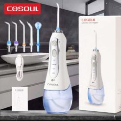 COSOUL Dental Oral irigatör diş duşu 300ML büyük kapasiteli akülü taşınabilir diş temizleyici profesyonel su jeti ev kullanımı Tüm Ürünler Sağlıklı Yaşam 