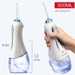 Cosoul Dental Oral Rigatör Diş Temizleyici 300Ml 12 &Bull; Teknotiq Cosoul Dental Oral Irigatör Diş Duşu 300Ml Büyük Kapasiteli Akülü Taşınabilir Diş Temizleyici Profesyonel Su Jeti Ev Kullanımı Tüm Ürünler Sağlıklı Yaşam
