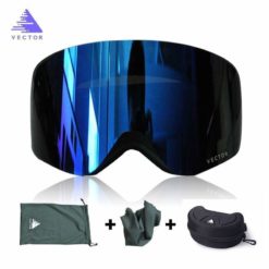OTG kayak gözlüğü Snowboard maskesi erkekler kadınlar için kayak gözlük UV400 kar koruma gözlük yetişkin çift anti-sis silindirik Tüm Ürünler Spor & Outdoor Outdoor Aksesuar 