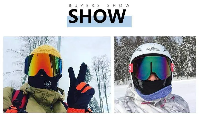 Otg Kayak Gözlüğü Snowboard Maskesi Erkekler Kadınlar Için Kayak Gözlük Uv400 Kar Koruma Gözlük Yetişkin Çift Anti-Sis Silindirik Otg Kayak Gözlüğü Snowboard Maskesi Erkekler Kadınlar Için Kayak Gözlük Uv400 Kar Koruma Gözlük Yetişkin Çift Anti-Sis Silindirik