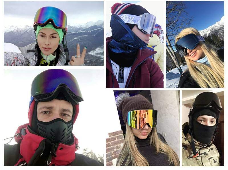 Otg Kayak Gözlüğü Snowboard Maskesi Erkekler Kadınlar Için Kayak Gözlük Uv400 Kar Koruma Gözlük Yetişkin Çift Anti-Sis Silindirik Otg Kayak Gözlüğü Snowboard Maskesi Erkekler Kadınlar Için Kayak Gözlük Uv400 Kar Koruma Gözlük Yetişkin Çift Anti-Sis Silindirik