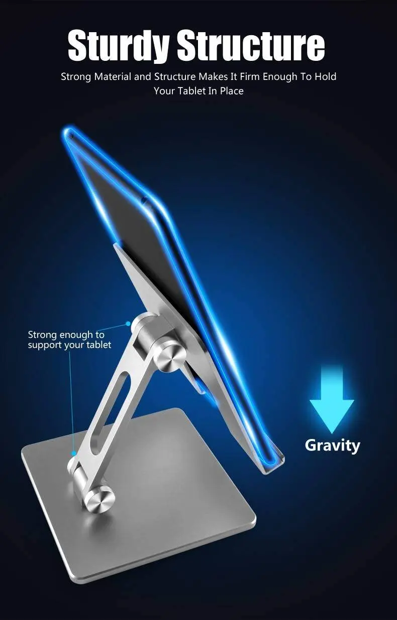 Tablet Standı Ayarlanabilir Için Katlanır Tutucu Xiaomi Mi Pad 4 Samsung Ipad Pro Hava Mini 12.9 11 10.2 10.9 10.5 Destek Aksesuarları Tablet Standı Ayarlanabilir Için Katlanır Tutucu Xiaomi Mi Pad 4 Samsung Ipad Pro Hava Mini 12.9 11 10.2 10.9 10.5 Destek Aksesuarları