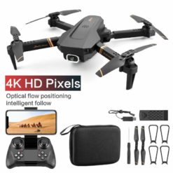 V4 Rc Drone 4K Hd Geniş Açı Kamera 1080P Wifi Fpv Drone Çift Kamera Quadcopter Gerçek Zamanlı Şanzıman Helikopter Oyuncaklar Drone Tüketici Elektroniği 