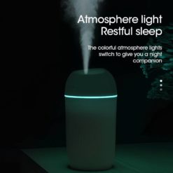 420ML USB Silent Air Humidifier Gentle Night Light Aroma Diffuser Car Fresher Purifier Spray Work For 8-12 Hours Home appliance Smart Accessories All Products Smart Electronics 