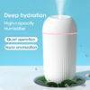 420ML USB Silent Air Humidifier Gentle Night Light Aroma Diffuser Car Fresher Purifier Spray Work For 8-12 Hours Home appliance Smart Accessories All Products Smart Electronics 