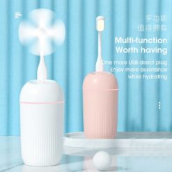420Ml Usb Silent Air Humidifier Gentle Night Light Aroma Diffuser Car Fresher Purifier Spray Work For 8-12 Hours Home Appliance Smart Accessories All Products Smart Electronics 