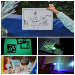 A3 Big Light Luminous Drawing Board Kids Toy 10 &Bull; Teknotiq A3 Big Light Luminous Drawing Board Kids Toy Tablet Draw In Dark Magic With Light-Fun Fluorescent Pen Children Educational Toy Smart Electronics