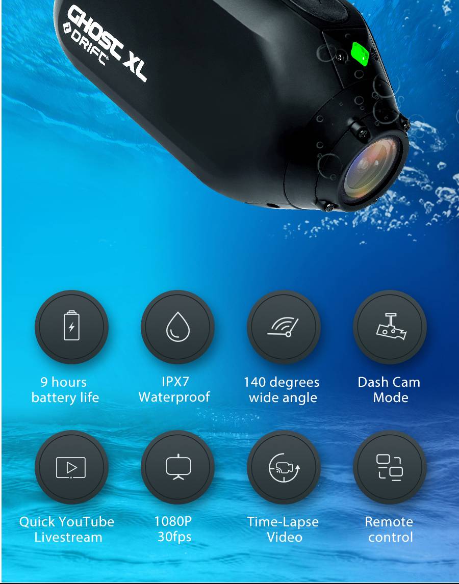 Drift Ghost Waterproof Action Camera 9 &Bull; Teknotiq Drift Ghost Waterproof Action Camera 8 &Bull; Teknotiq