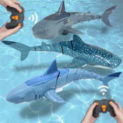 Funny RC Shark Toy Remote Control Animals Robots Bath Tub Pool Electric Toys for Kids Boys Children Cool Stuff Sharks Submarine All Products Toys Gaming Equipment 