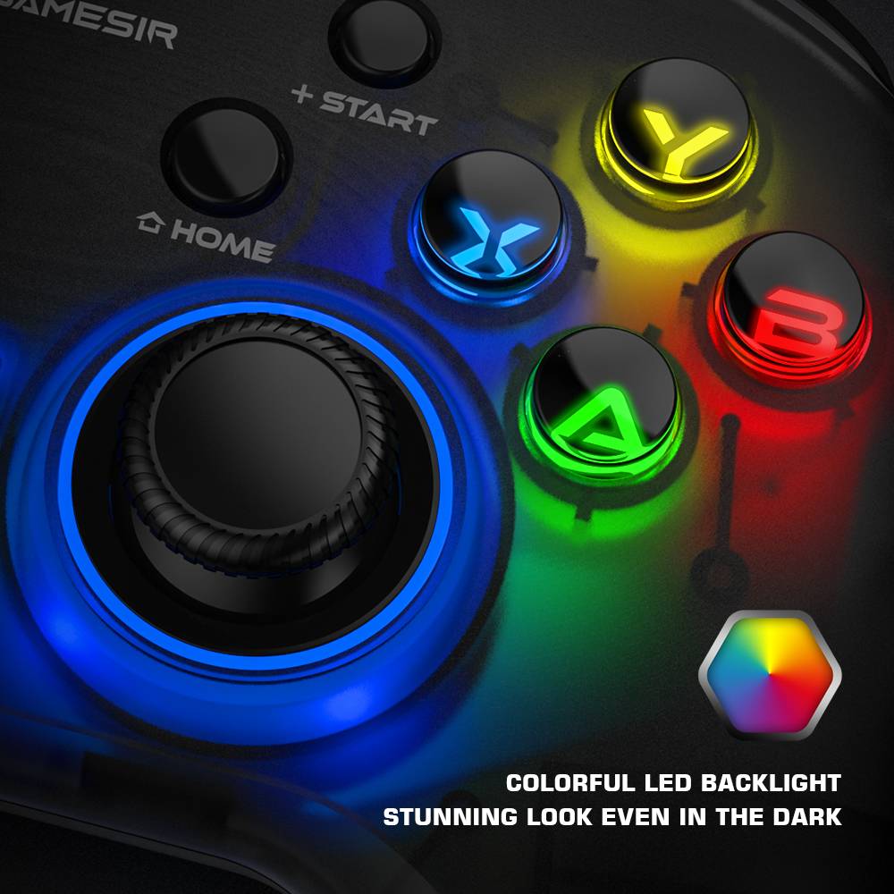 Gamesir T4 Pro Bluetooth Game Controller 2.4G Wireless Gamepad Applies To Nintendo Switch Apple Arcade Mfi Games Android Phone Gamesir T4 Pro Bluetooth Game Controller 2.4G Wireless Gamepad Applies To Nintendo Switch Apple Arcade Mfi Games Android Phone