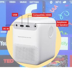 Global Version Wanbo T2 MAX Projector 1080P Mini LED Portable WIFI Full HD Projector 4K 1920*1080P Keystone Correction For Home Smart Accessories All Products Smart Electronics 