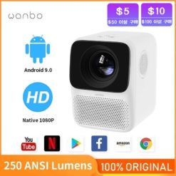 Global Version Wanbo T2 MAX Projector 1080P Mini LED Portable WIFI Full HD Projector 4K 1920*1080P Keystone Correction For Home Smart Accessories All Products Smart Electronics 
