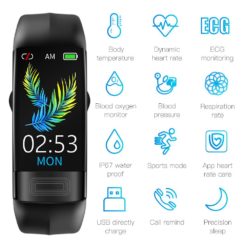 P11 Plus Smart Watch Men Fitness Bracelet Smart Band ECG PPG SpO2 Women Smartwatch Body Temperature Blood Pressure P11 Wristband Consumer Electronics Smart Electronic Devices Smart Braclets 