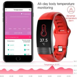 P11 Plus Smart Watch Amazing Men Fitness Bracelet 10 &Bull; Teknotiq P11 Plus Smart Watch Men Fitness Bracelet Smart Band Ecg Ppg Spo2 Women Smartwatch Body Temperature Blood Pressure P11 Wristband Consumer Electronics Smart Electronic Devices Smart Braclets