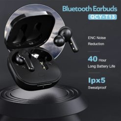 Qcy T13 Bluetooth Earphones 11 &Bull; Teknotiq Qcy T13 Bluetooth Headphone V5.1 Wireless Tws Earphone Touch Control Earbuds 4 Microphones Enc Hd Call Headset Customizing App Earphones &Amp; Headphones Portable Audio &Amp; Video All Products