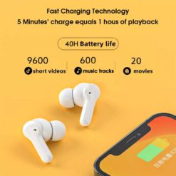 Qcy T13 Bluetooth Earphones 12 &Bull; Teknotiq Qcy T13 Bluetooth Headphone V5.1 Wireless Tws Earphone Touch Control Earbuds 4 Microphones Enc Hd Call Headset Customizing App Earphones &Amp; Headphones Portable Audio &Amp; Video All Products