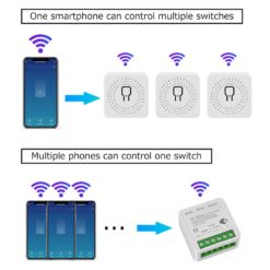 Super Smart Wifi Switch 10 &Bull; Teknotiq Tuya Smart Wifi Switch Yandex Alice Smart Home Wireless Switch Alexa Google Home 16A Timer Voice Control Diy Automation Module Smart Accessories All Products Smart Electronics
