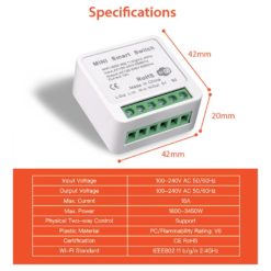 Super Smart Wifi Switch 13 &Bull; Teknotiq Tuya Smart Wifi Switch Yandex Alice Smart Home Wireless Switch Alexa Google Home 16A Timer Voice Control Diy Automation Module Smart Accessories All Products Smart Electronics