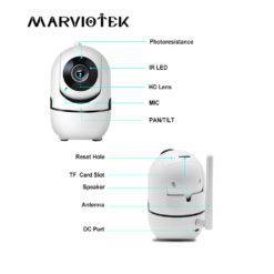 Marviotek 1620P Wireless Ip Camera Protect Your Loved Ones! 11 &Bull; Teknotiq 1620P Wireless Ip Camera Wifi 360 Cctv Camera Mini Pet Video Surveillance Camera With Wifi Baby Monitor Ycc365 1080P Smart Home Security Cameras Camera &Amp; Photo