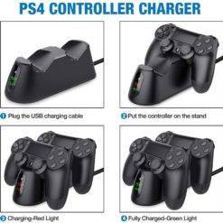 Beboncool Dualsense Controller Charger 11 &Bull; Teknotiq Beboncool Controller Charger Dualsense Dock For Ps4 Charging Station For Dualshock 4/Playstation 4/Ps4/ Pro /Ps4 Slim Controller Game Controllers Gaming Equipment