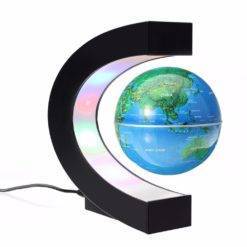 DONWEI Magnetic Levitation Globe LED Night Light Indoor Decor World Map High Tech Antigravity Bedside Table Lamp for Kids Gift Smart Home Appliances Smart Electronics 