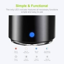 Ewa A106 Pro Mini Bluetooth Speaker 11 &Bull; Teknotiq Ewa A106 Pro Mini Bluetooth Speaker With Custom Bass Radiator, Ipx7 Waterproof, Super Portable Speakers, Travel Case Packed Smart Accessories Smart Electronics