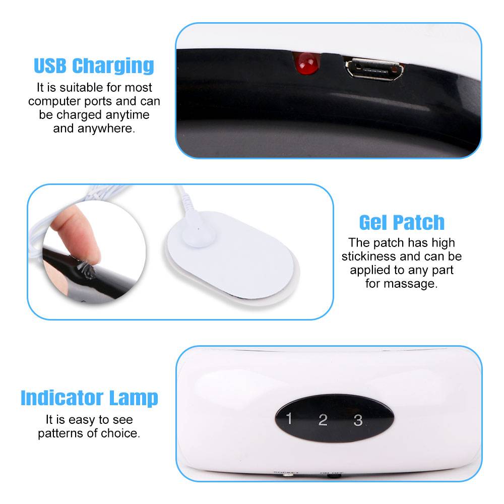 Electric Neck Massager And Pulse Back 6 Modes, Power Control, Far-Infrared Heating Analgesic Tool Electric Neck Massager And Pulse Back 6 Modes, Power Control, Far-Infrared Heating Analgesic Tool