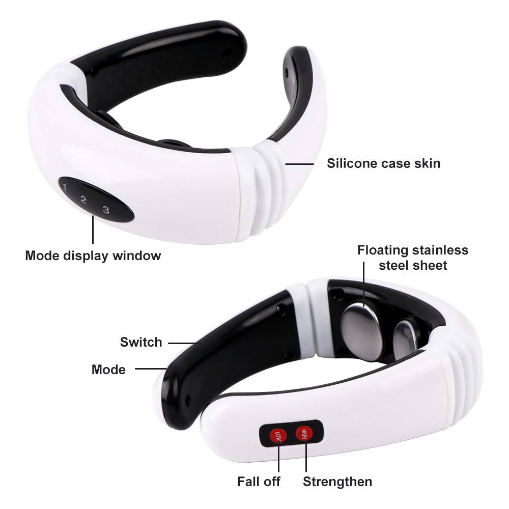 Electric Neck Massager And Pulse Back 6 Modes, Power Control, Far-Infrared Heating Analgesic Tool Electric Neck Massager And Pulse Back 6 Modes, Power Control, Far-Infrared Heating Analgesic Tool