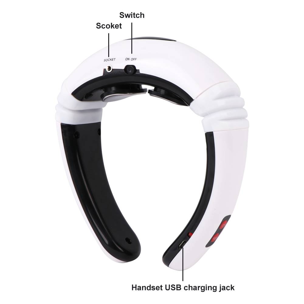 Electric Neck Massager And Pulse Back 6 Modes, Power Control, Far-Infrared Heating Analgesic Tool Electric Neck Massager And Pulse Back 6 Modes, Power Control, Far-Infrared Heating Analgesic Tool