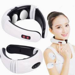 Electric Neck Massager And Pulse Back 6 Modes, Power Control, Far-infrared Heating Analgesic Tool Life Hacks Household Electronics 