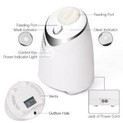 Face Mask Maker Machine Facial Treatment 12 &Bull; Teknotiq Face Mask Maker Machine Facial Treatment Diy Automatic Fruit Natural Vegetable Collagen Home Use Beauty Salon Spa Care Eng Voice Life Hacks Household Electronics