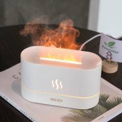 Kinscoter Flame Aroma Diffuser Air Humidifier 10 &Bull; Teknotiq Kinscoter Aroma Diffuser Air Humidifier Ultrasonic Cool Mist Maker Fogger Led Essential Oil Flame Lamp Difusor Smart Home Appliances Smart Electronics