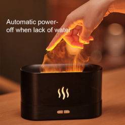 Kinscoter Flame Aroma Diffuser Air Humidifier 13 &Bull; Teknotiq Kinscoter Aroma Diffuser Air Humidifier Ultrasonic Cool Mist Maker Fogger Led Essential Oil Flame Lamp Difusor Smart Home Appliances Smart Electronics