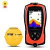 LUCKY FF1108-1CWLA Rechargeable Wireless Sonar for Fishing 45M Water Depth Echo Sounder Fishing Finder Portable Fish Finder Sports & Outdoor 