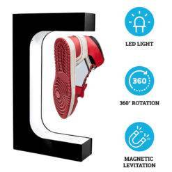 Magnetic Levitation Floating Shoe Display 10 &Bull; Teknotiq Magnetic Levitation Floating Shoe Display Stand Swivel Sneaker Stand Led Light Rotation For Advertising Store Collection Display Smart Accessories Smart Electronics